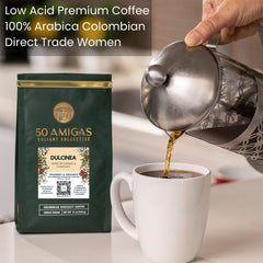 50 Amigas Coffee Colombian | Arabica | Gourmet | Direct Trade | Pack of 3  | 36 oz.