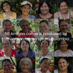 50 Amigas Coffee - Colombian | Arabica | Gourmet | Direct Trade | Box of 24 | 288 Oz.